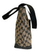 Gucci Navy Blue & Beige Canvas & Leather Guccissima Zip Top Tote Bag Navy Blue & Beige / Small