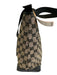 Gucci Navy Blue & Beige Canvas & Leather Guccissima Zip Top Tote Bag Navy Blue & Beige / Small