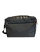 Dunhill Vintage Dark Brown Coated Canvas Leather trim Pockets Messenger Bag Dark Brown