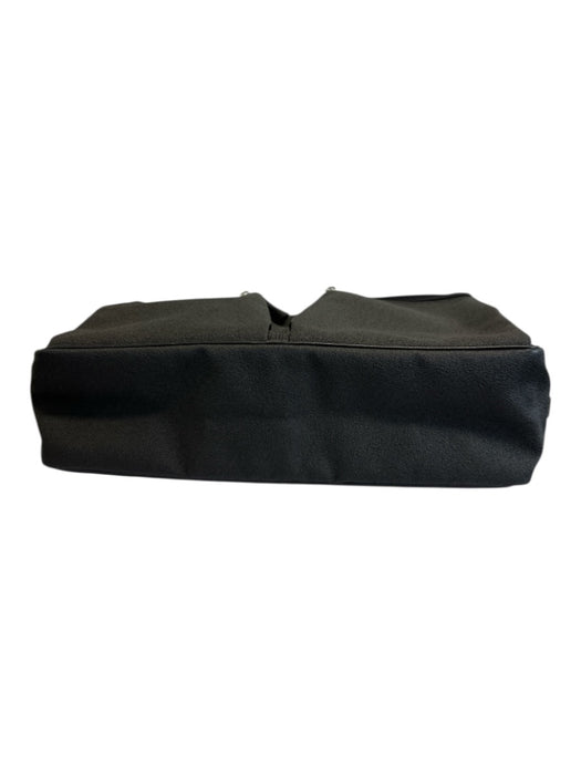 Dunhill Vintage Dark Brown Coated Canvas Leather trim Pockets Messenger Bag Dark Brown