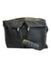 Dunhill Vintage Dark Brown Coated Canvas Leather trim Pockets Messenger Bag Dark Brown