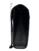 Yves Saint Laurent Black Leather Black Hardware Chevron Flap Chain Bag Black / Medium