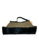 Gucci Black & Beige Canvas & Leather Guccissima Shoulder Bag Snap Closure Bag Black & Beige / Small