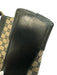 Gucci Black & Beige Canvas & Leather Guccissima Shoulder Bag Snap Closure Bag Black & Beige / Small