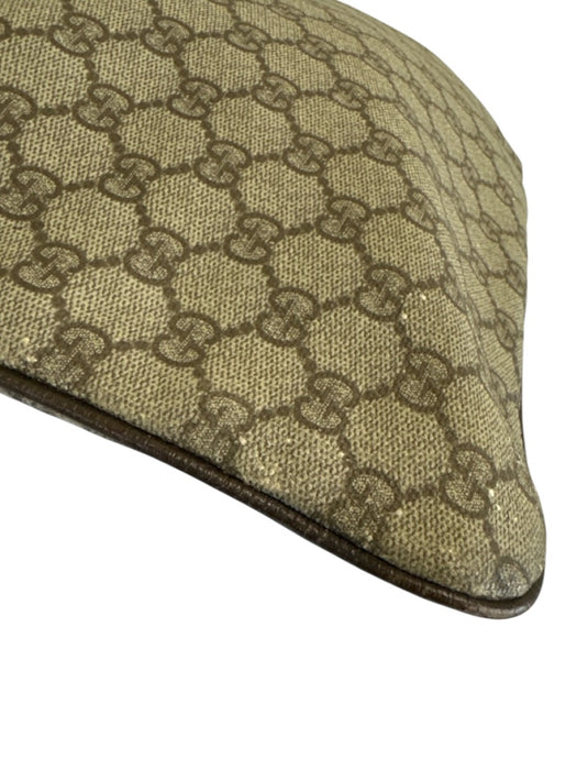 Gucci Beige & Brown Coated Canvas & Leather Guccissima Double Top Handle Bag Beige & Brown