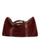 Les Must de Cartier Burgundy Red Suede & Leather Duffle Logo Gold Hardware Bag Burgundy Red / L