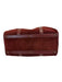 Les Must de Cartier Burgundy Red Suede & Leather Duffle Logo Gold Hardware Bag Burgundy Red / L