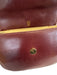 Gucci Burgundy Red Leather Crossbody Strap Flap Gold Hardware Bag Burgundy Red / Small