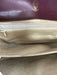 Gucci Burgundy Red Leather Crossbody Strap Flap Gold Hardware Bag Burgundy Red / Small