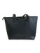 Michael Michael Kors Black Saffiano Leather Zip Top Tote Gold Logo Bag Black / L
