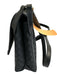 Celine Black Canvas & Leather Snap Flap Crossbody Strap Gold Hardware Bag Black / Small
