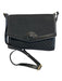 Celine Black Canvas & Leather Snap Flap Crossbody Strap Gold Hardware Bag Black / Small