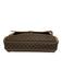 Celine Brown & Dark Brown Canvas & Leather Monogram Crossbody Flap Bag Brown & Dark Brown / Small
