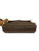 Celine Brown & Dark Brown Canvas & Leather Monogram Crossbody Flap Bag Brown & Dark Brown / Small