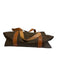 Celine Brown & Dark Brown Coated Canvas & Leather Monogram Front Pocket Bag Brown & Dark Brown / L