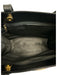 Salvatore Ferragamo Black Leather Embossed Gold Hardware Shoulder Tote Bag Bag Black / L
