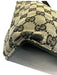 Gucci Black & Beige Canvas & Leather Guccissima Shoulder Tote Bag Bag Black & Beige / Small