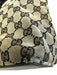 Gucci Black & Beige Canvas & Leather Guccissima Shoulder Tote Bag Bag Black & Beige / Small