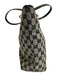 Gucci Black & Beige Canvas & Leather Guccissima Shoulder Tote Bag Bag Black & Beige / Small