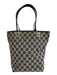 Gucci Black & Beige Canvas & Leather Guccissima Shoulder Tote Bag Bag Black & Beige / Small