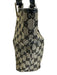 Gucci Black & Beige Canvas & Leather Guccissima Shoulder Tote Bag Bag Black & Beige / Small