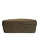 Celine Brown & Dark Brown Canvas & Leather Monogram Front Pocket Open Top Bag Brown & Dark Brown / M