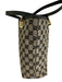Gucci Black & Beige Canvas & Leather Guccissima Shoulder Tote Bag Bag Black & Beige / Small