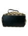 Gucci Black & Beige Canvas & Leather Guccissima Shoulder Tote Bag Bag Black & Beige / Small