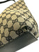 Gucci Black & Beige Canvas & Leather Guccissima Shoulder Tote Bag Bag Black & Beige / Small