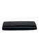 Louis Vuitton Black Leather Monogram tri-fold Key Holder Organizer Keychain Black