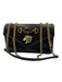 Gucci Black Leather Gold hardware Tiger Chain Bag Black / Small