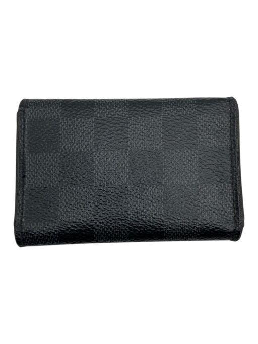 Louis Vuitton AS IS - Heavy Wear Black & Graphite Coated Canvas Damier Keychain Black & Graphite