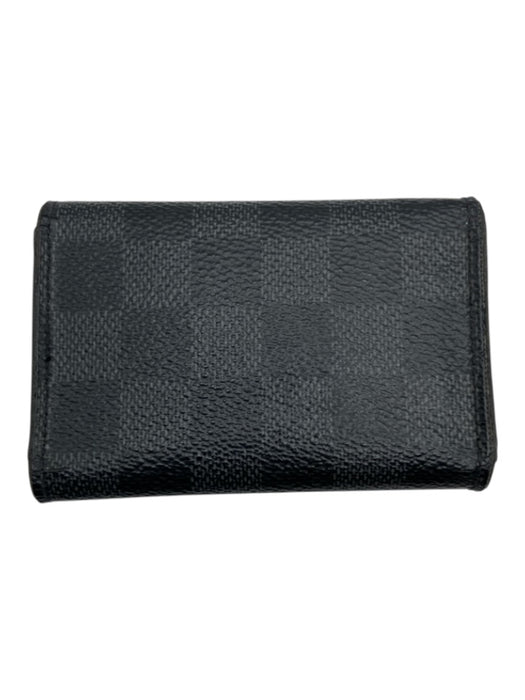 Louis Vuitton AS IS - Heavy Wear Black & Graphite Coated Canvas Damier Keychain Black & Graphite
