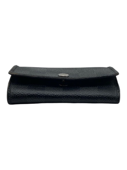 Louis Vuitton AS IS - Heavy Wear Black & Graphite Coated Canvas Damier Keychain Black & Graphite