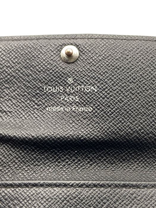 Louis Vuitton AS IS - Heavy Wear Black & Graphite Coated Canvas Damier Keychain Black & Graphite