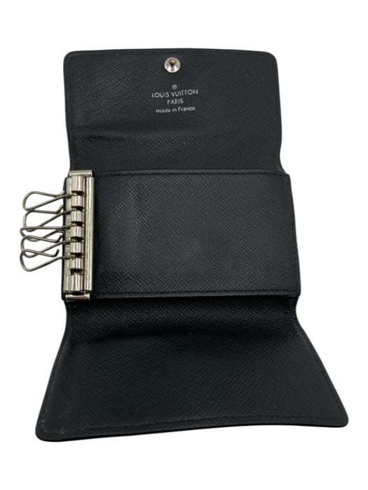 Louis Vuitton AS IS - Heavy Wear Black & Graphite Coated Canvas Damier Keychain Black & Graphite