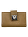 Ferragamo Tan Leather SHW Key Holder Keychain Tan