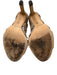 Jimmy Choo Shoe Size 37.5 Taupe Beige Suede Lace Up Heel Peep Toe Sandals Taupe Beige / 37.5