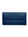 Louis Vuitton Blue Leather Epi Leather Snap Continental Vintage Wallets Blue