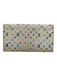 Louis Vuitton White & Multi Coated Canvas Monogram Snap Continental Wallets White & Multi