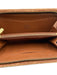 Louis Vuitton Brown Print Coated Canvas Monogram Zip Around Continental Wallets Brown Print