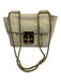 Chloe Cream Leather Gold hardware Chain Crossbody Bag Cream / XS