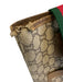 Gucci Beige, Red, Green Coated Canvas GG Supreme Web Tote Vintage Bag Beige, Red, Green / M/L