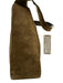 Ferragamo Brown Suede Silver Hardware Shoulder Bag Vintage Bag Brown / Small