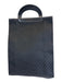 Loewe Black Canvas Monogram Handle Tote Bag Black / M/L