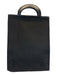 Loewe Black Canvas Monogram Handle Tote Bag Black / M/L