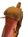 Louis Vuitton Red & Tan Leather Coated Canvas Monogram Shoulder Bag Bag Red & Tan / S/M