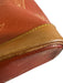 Louis Vuitton Red & Tan Leather Coated Canvas Monogram Shoulder Bag Bag Red & Tan / S/M