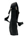 Gucci As Is - Damaged Black Canvas SHW Monogram Vintage Bag Black