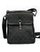 Gucci As Is - Damaged Black Canvas SHW Monogram Vintage Bag Black